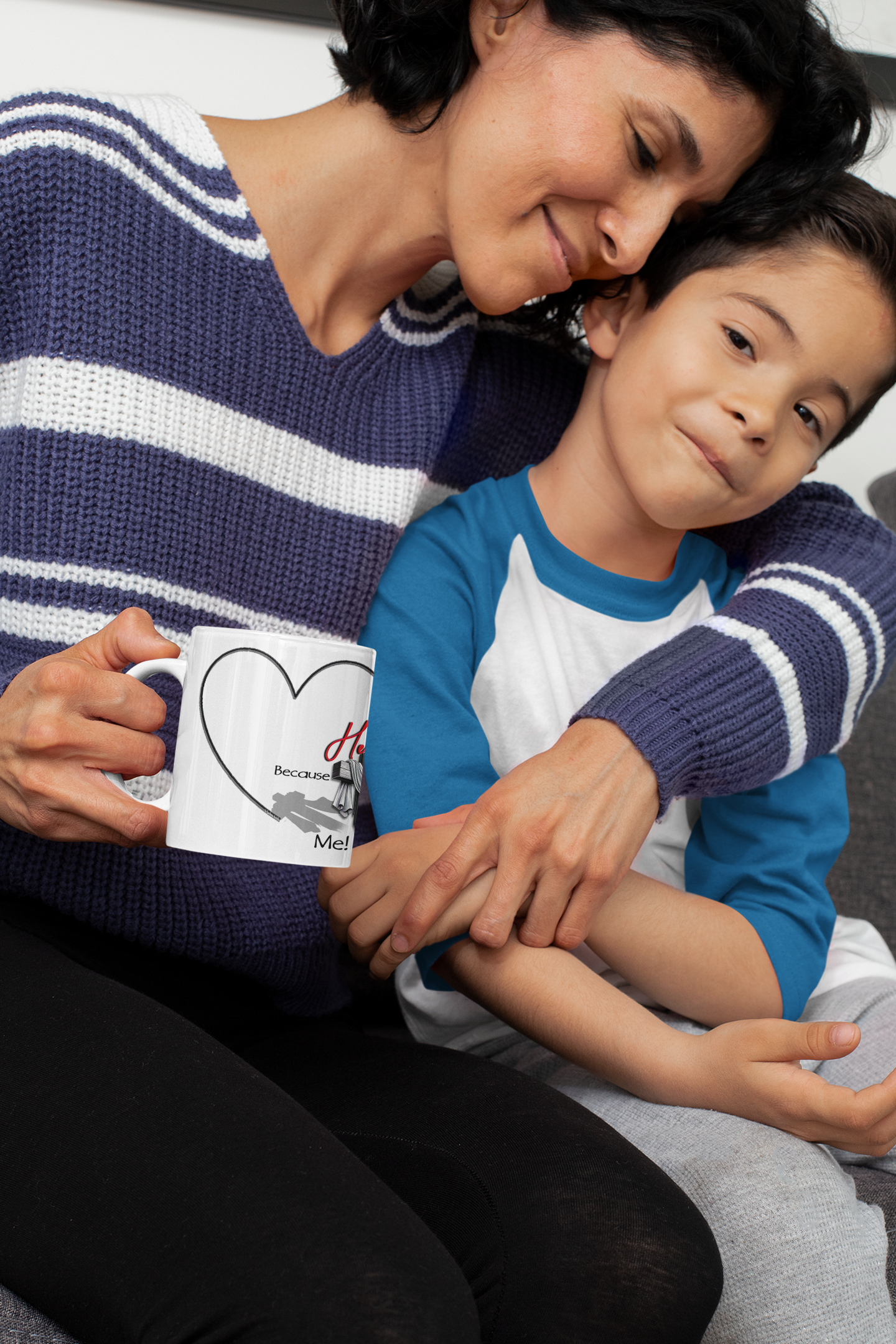 Christian Mug - He First Loved Cross Design