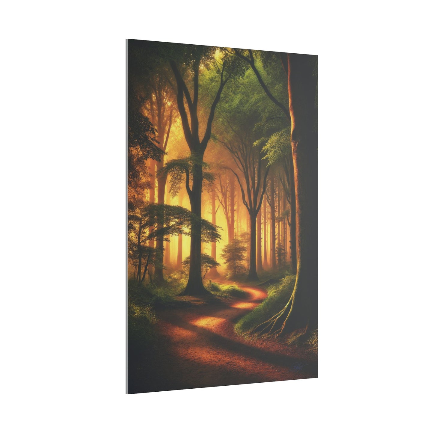 Serene Forest Canvas Art - Multi-Size Stretched Wall Décor Whispers of the Woods