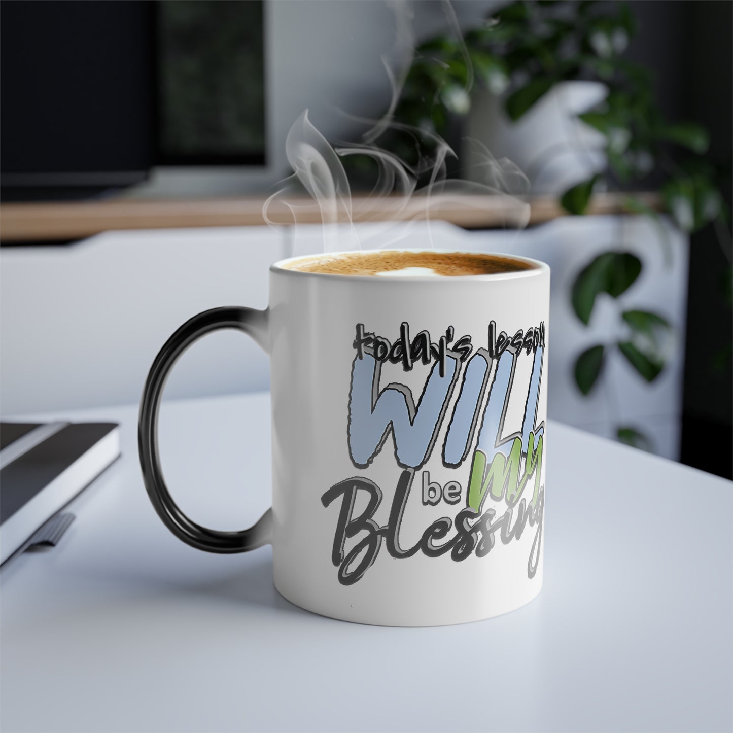 Color Morphing Mug, 11oz | Today's Lesson Will Be My Blessing
