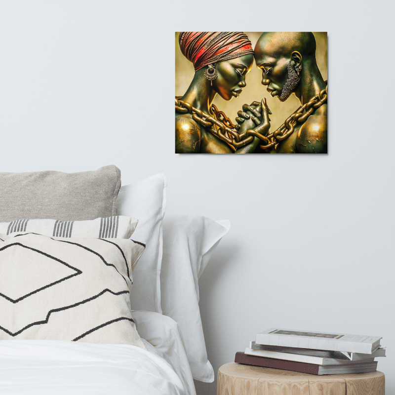 Golden Chains of Harmony Metal Prints