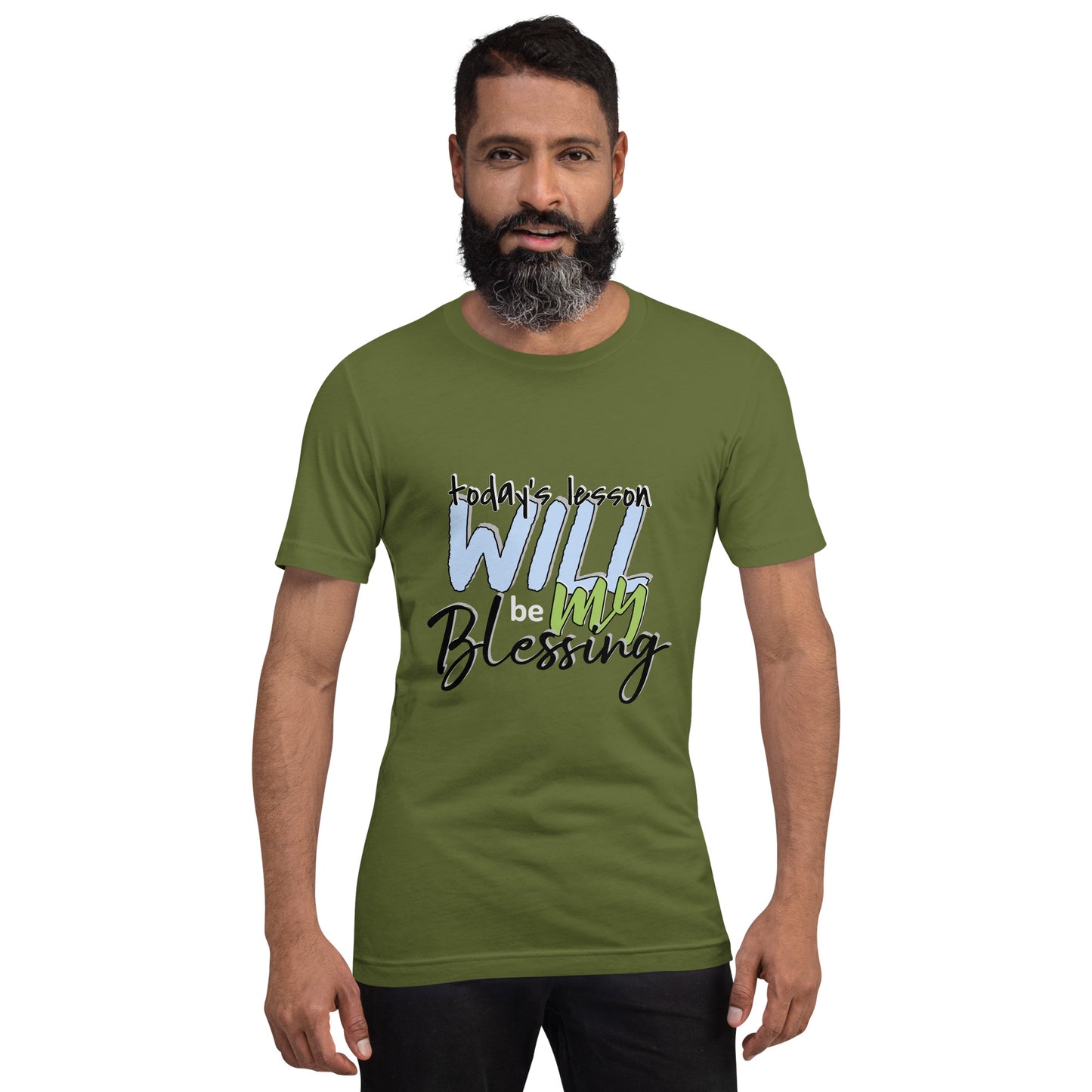 Today's Lesson Will Be My Blessing Unisex t-shirt Inspirational Apparel