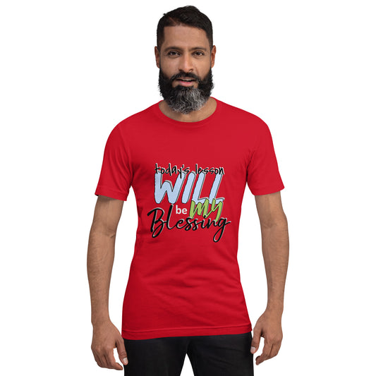 Today's Lesson Will Be My Blessing Unisex t-shirt Inspirational Apparel